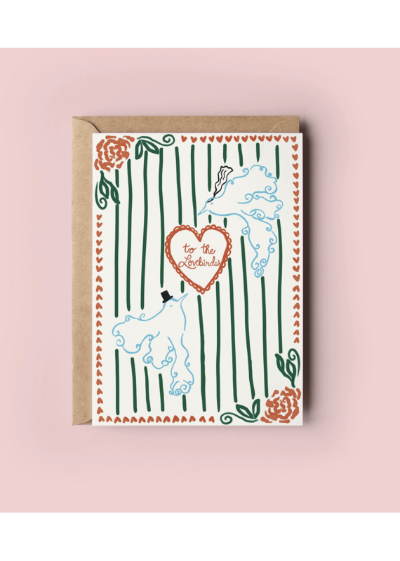 To the Lovebirds Wedding Card
