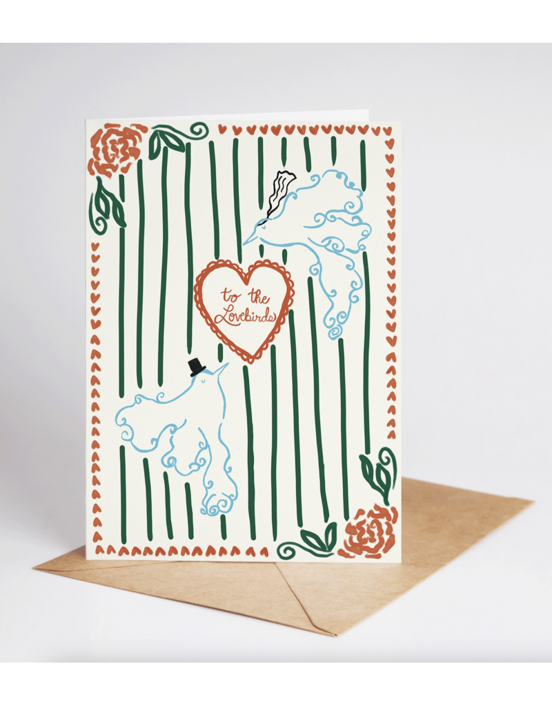 To the Lovebirds Wedding Card