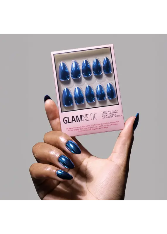 Glamnetic Blue Steel Press-On Nails