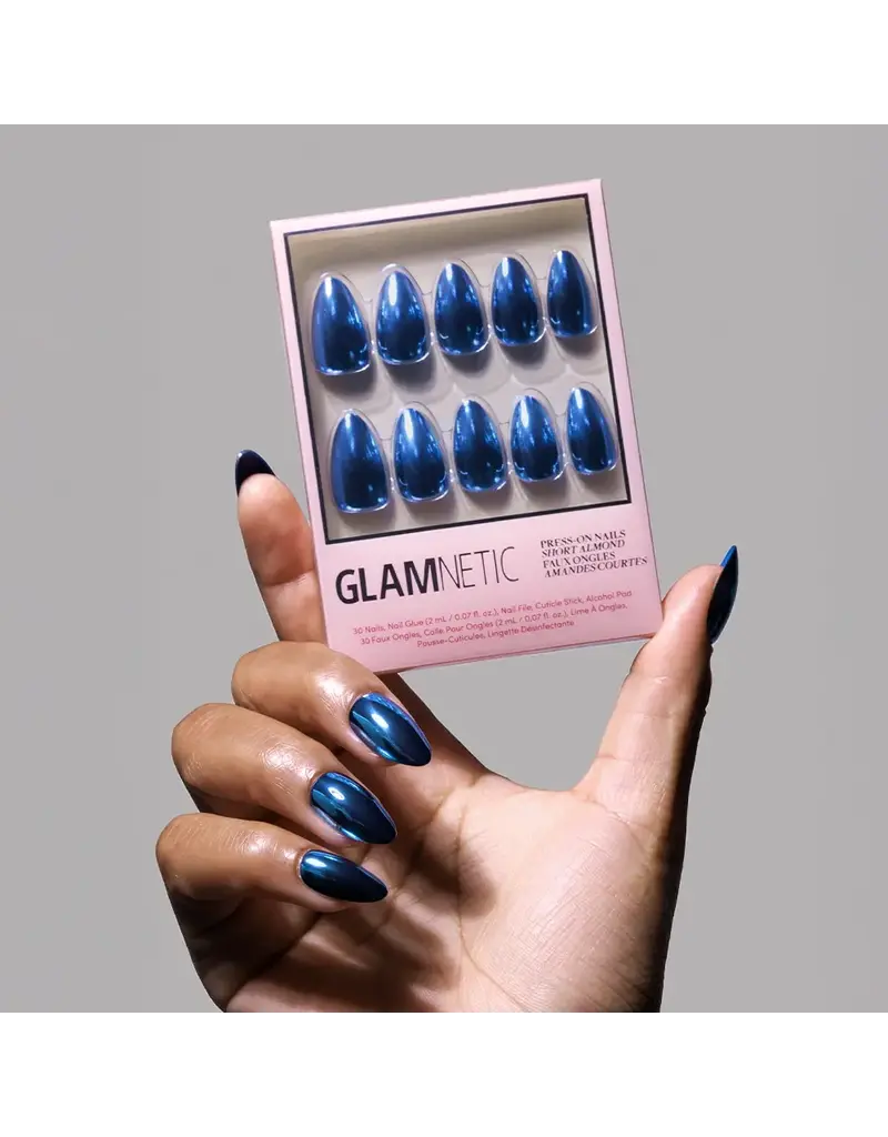 Glamnetic Blue Steel Press-On Nails