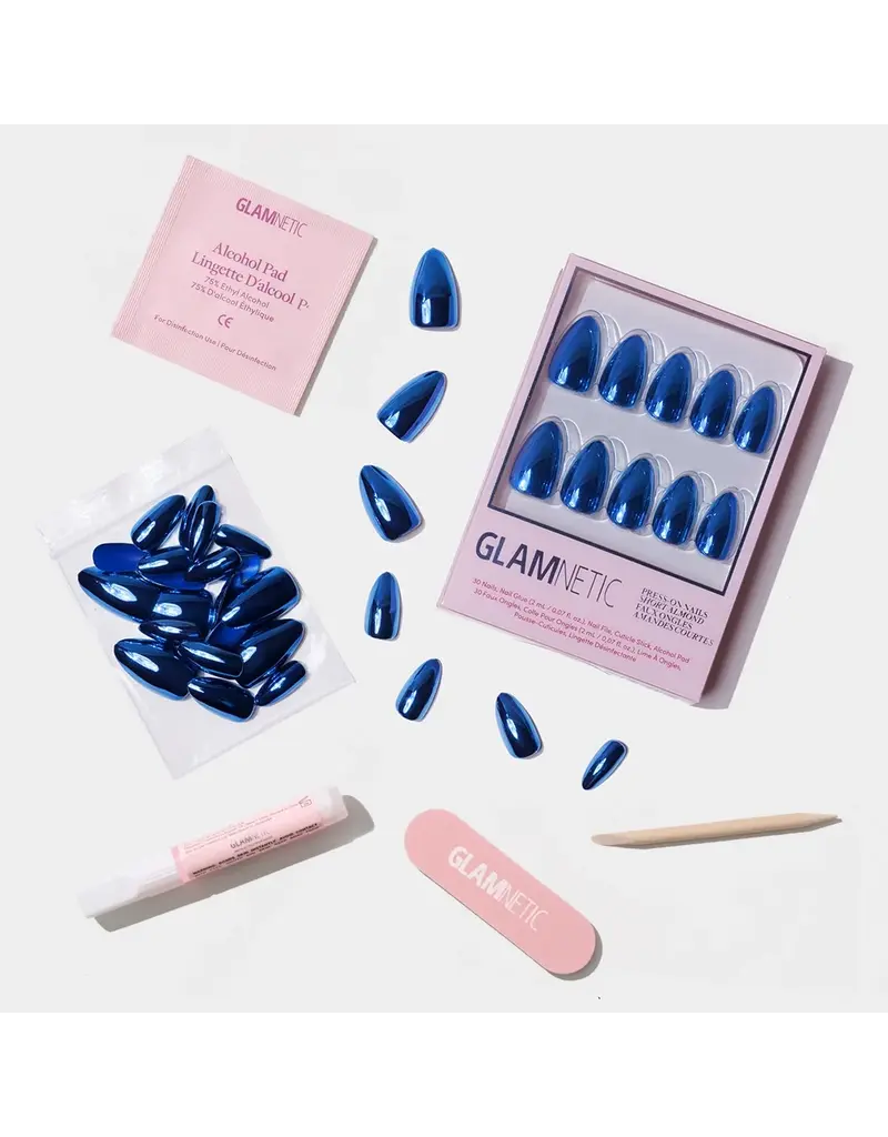 Glamnetic Blue Steel Press-On Nails
