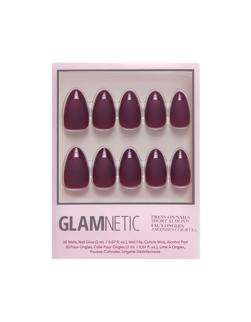 Glamnetic Merlot Press-On Nails