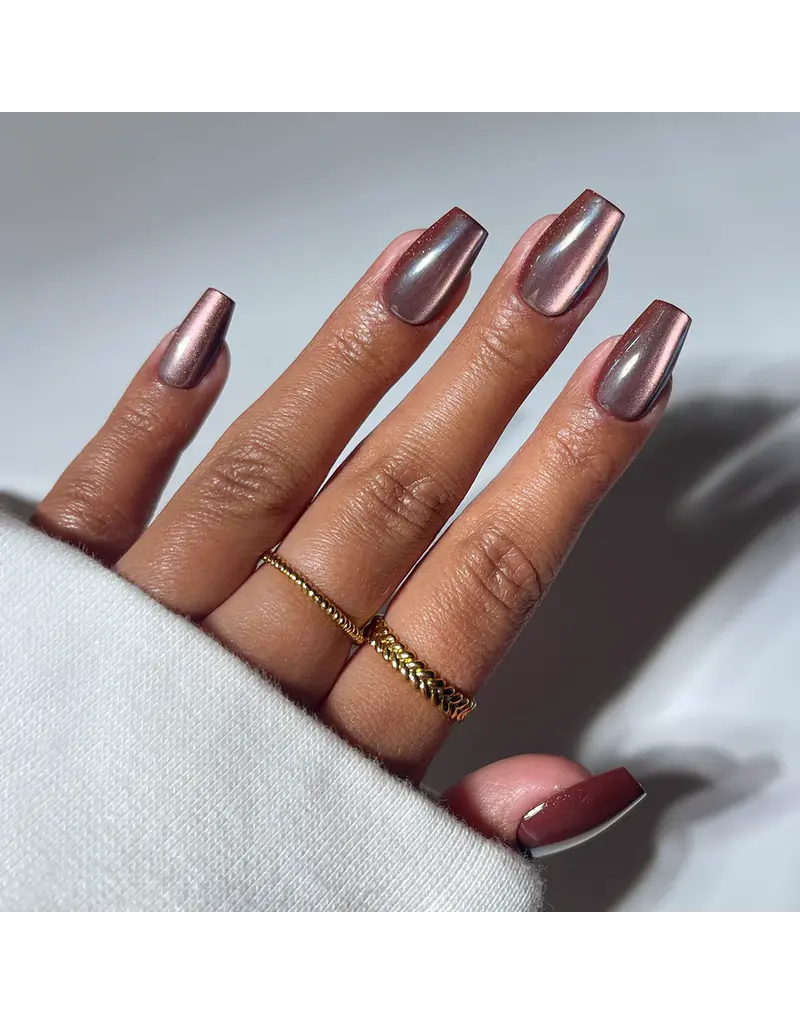 Glamnetic Espresso Glow Press-On Nails