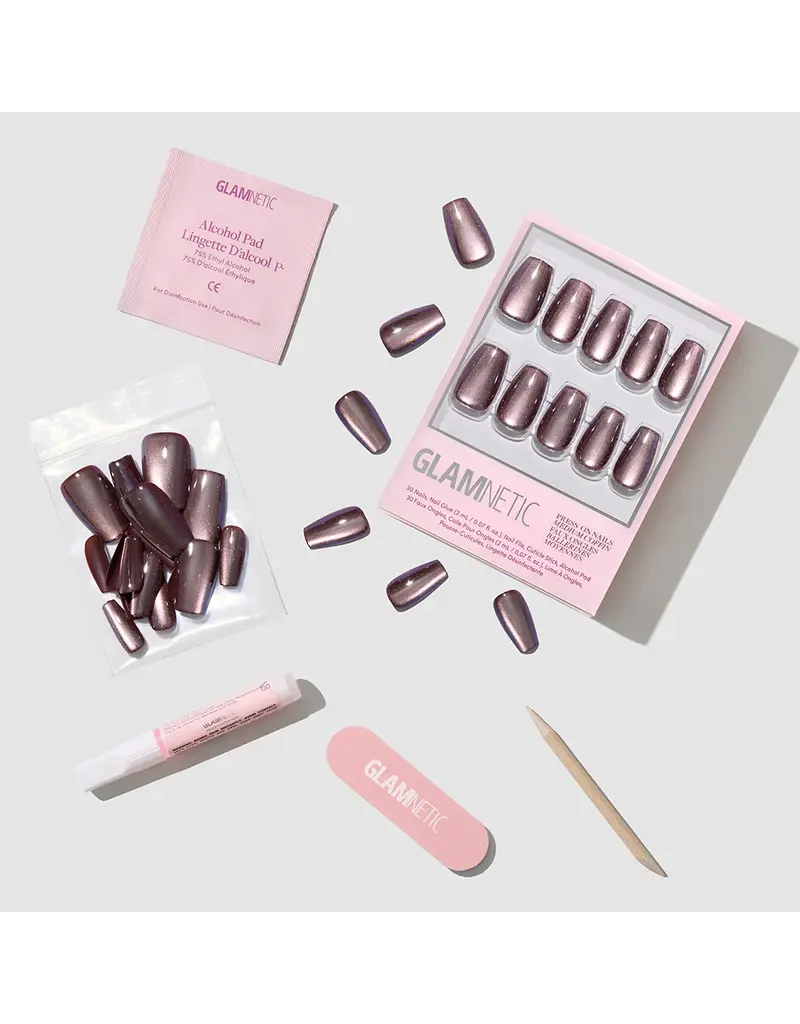 Glamnetic Espresso Glow Press-On Nails