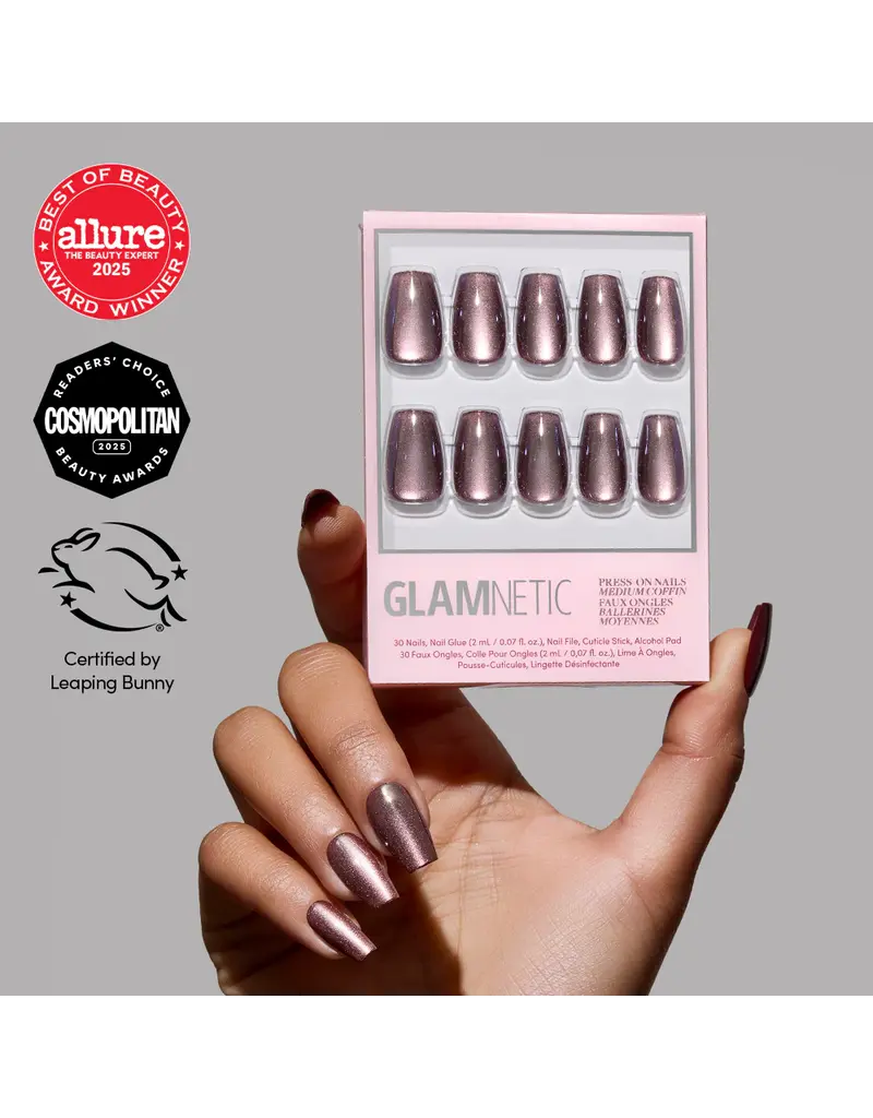 Glamnetic Espresso Glow Press-On Nails
