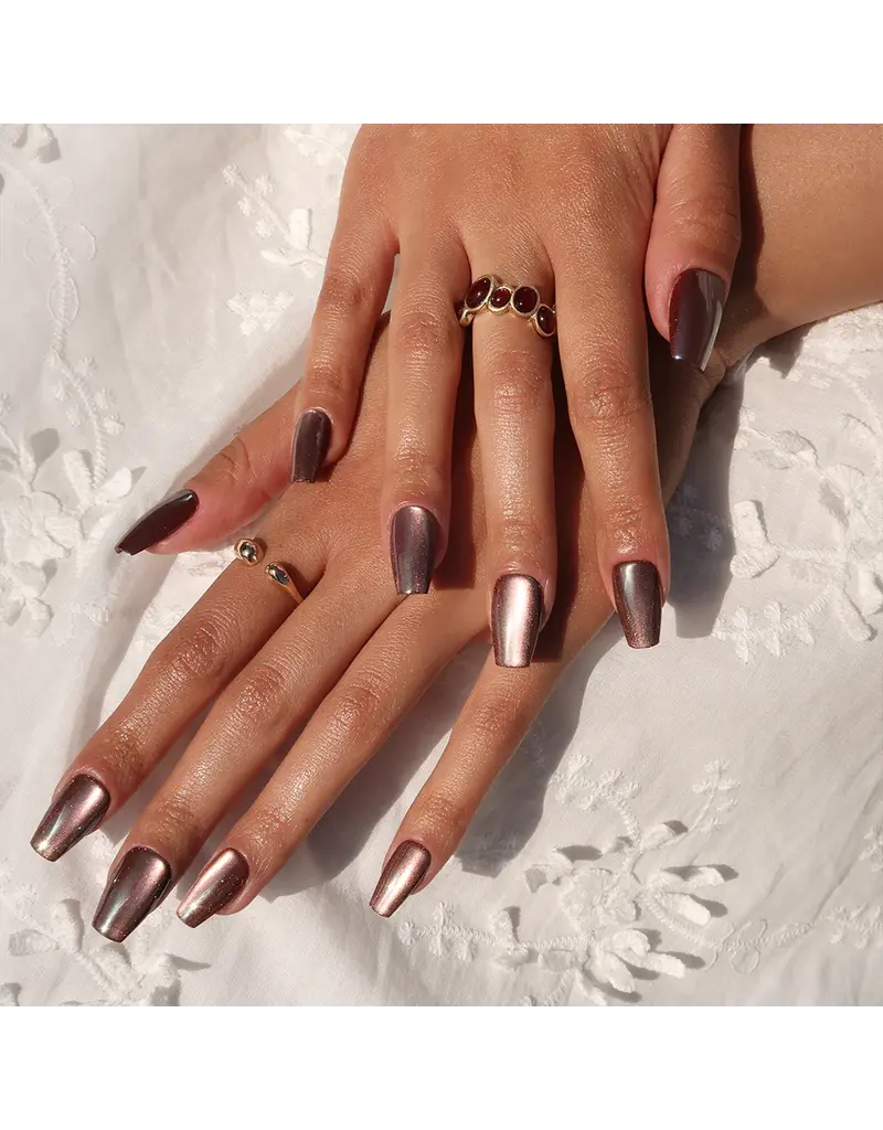 Glamnetic Espresso Glow Press-On Nails