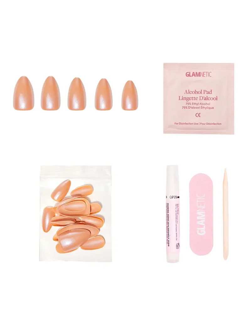 Glamnetic Maple Glaze Press-On Nails