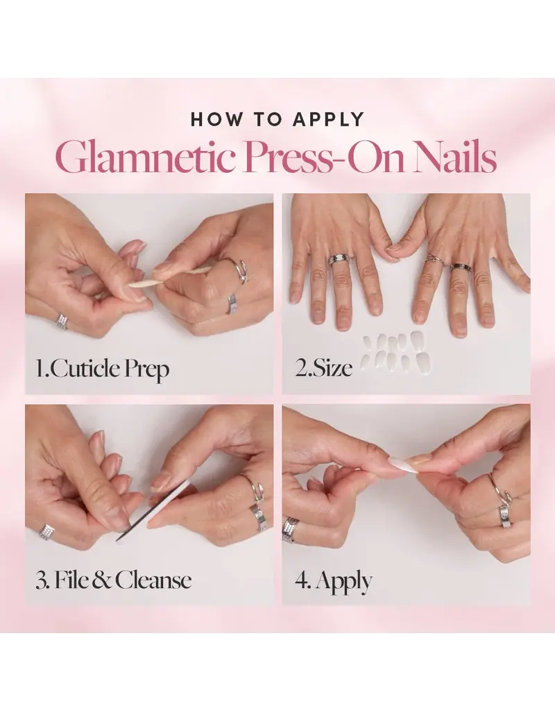 Glamnetic Maple Glaze Press-On Nails
