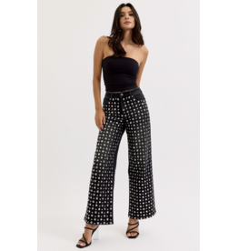 Cello Jeans Studded Wide Leg Jean