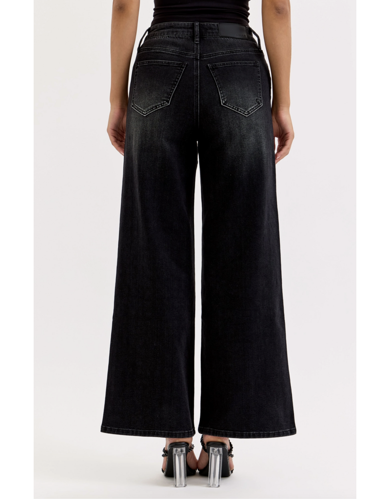 Cello Jeans Studded Wide Leg Jean