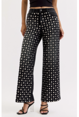 Cello Jeans Studded Wide Leg Jean