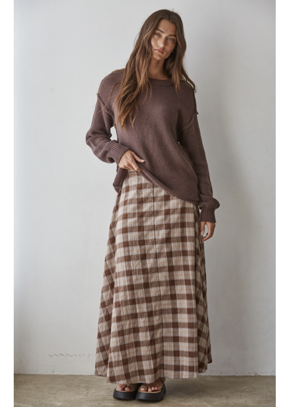 By Together Wanda Flare Maxi Skirt