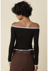 Jodie Off Shoulder Cardigan Top