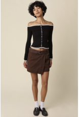 Jodie Off Shoulder Cardigan Top