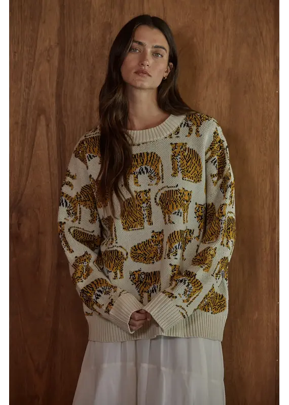 By Together Katrina Leopard Sweater