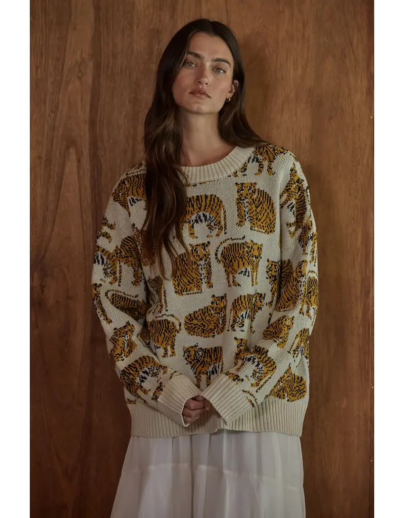 By Together Katrina Leopard Sweater