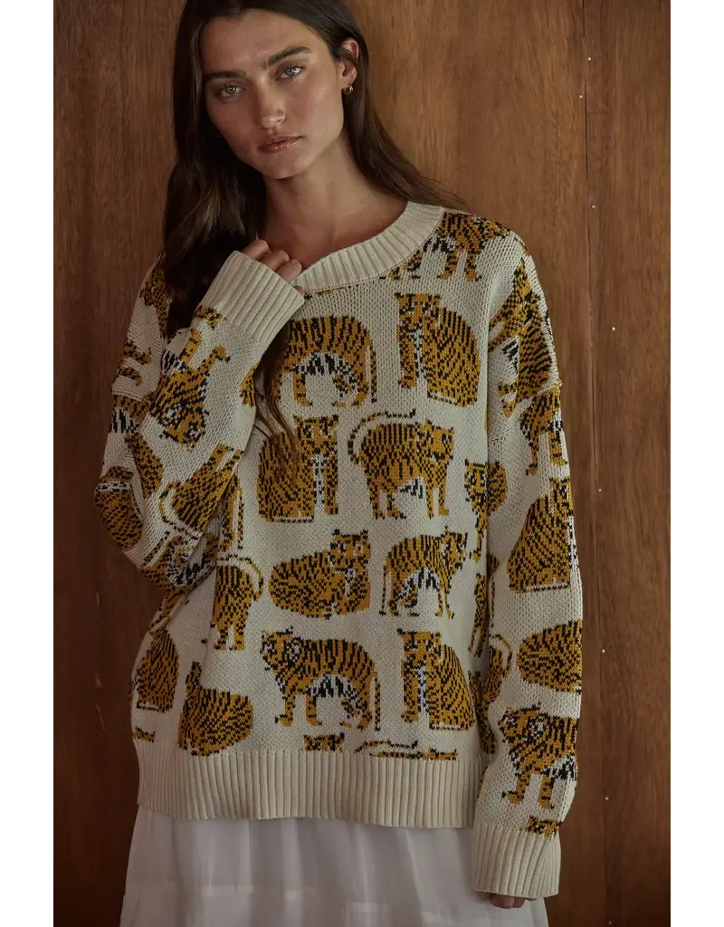 By Together Katrina Leopard Sweater