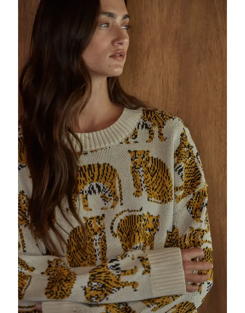 By Together Katrina Leopard Sweater