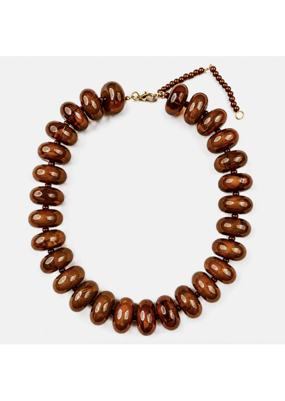 Haven + Faye Collective Polished Bead Statement Necklace
