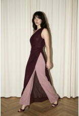 Skylar Rose Sharon Sheer Overlay Dress & Jumpsuit Set