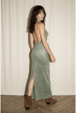 Skylar Rose Veronica Vegan Halter Bodysuit & Maxi Skirt Set