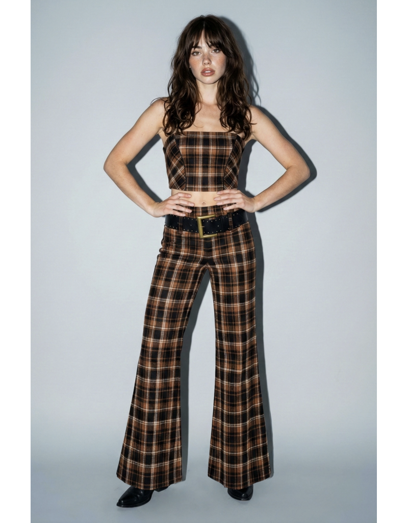 Skylar Rose Pamela Strapless Corset & Belted Flare Pant Set