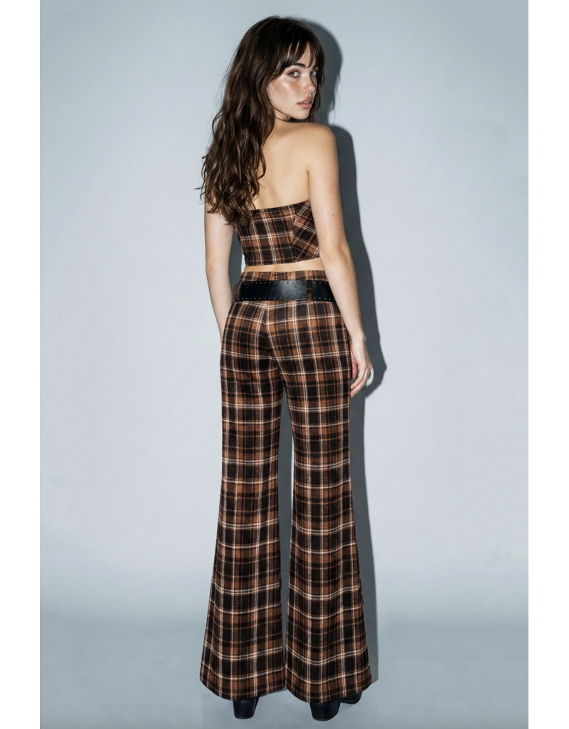 Skylar Rose Pamela Strapless Corset & Belted Flare Pant Set
