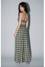 Skylar Rose Crista Ruched Crop Top & Wide Leg Pant Set