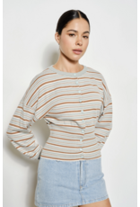 Pretty Garbage Veronica Striped Cardigan
