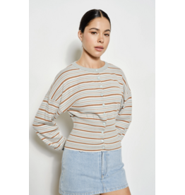 Pretty Garbage Veronica Striped Cardigan