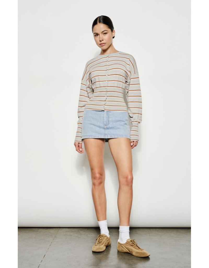 Pretty Garbage Veronica Striped Cardigan