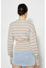 Pretty Garbage Veronica Striped Cardigan