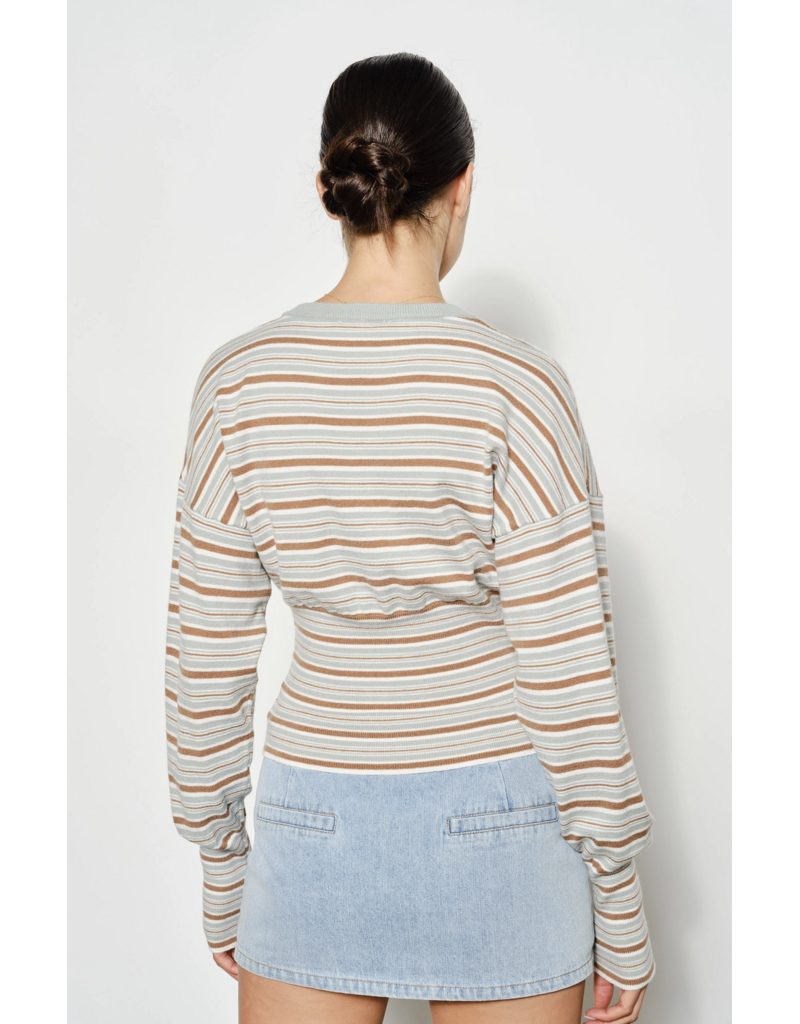 Pretty Garbage Veronica Striped Cardigan