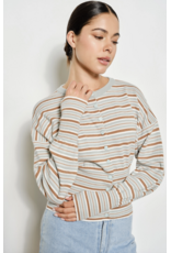 Pretty Garbage Veronica Striped Cardigan
