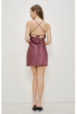 Pretty Garbage Kass Satin Lace Slip Mini Dress