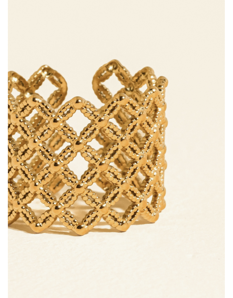 Flanerie Alizée 18K Gold Non-Tarnish Ring