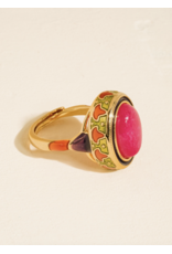 Flanerie Merveille 18K Gold Cabochon Ring