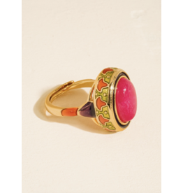 Flanerie Merveille 18K Gold Cabochon Ring