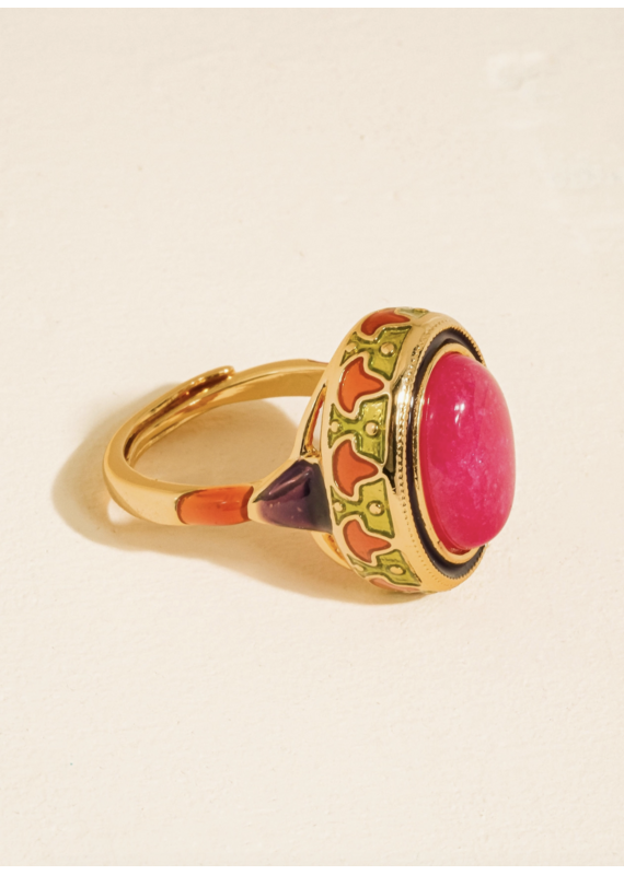 Flanerie Merveille 18K Gold Cabochon Ring