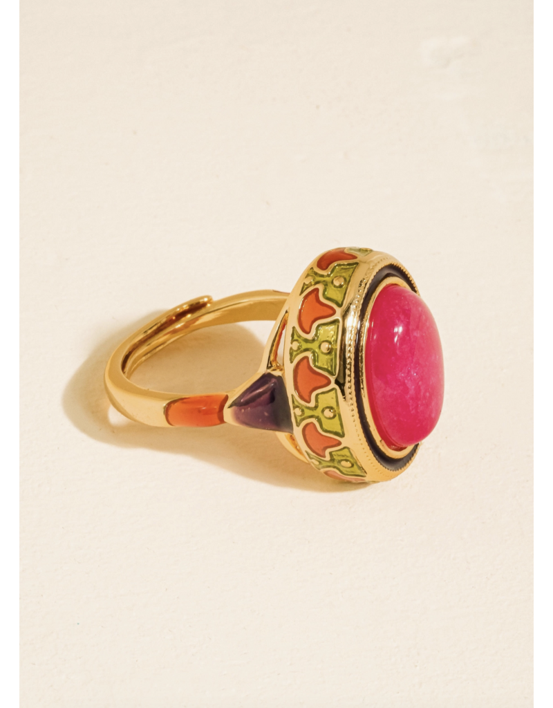Flanerie Merveille 18K Gold Cabochon Ring