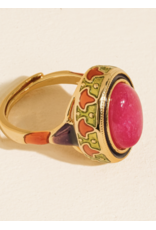 Flanerie Merveille 18K Gold Cabochon Ring