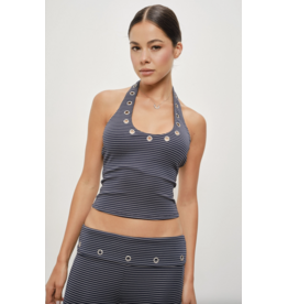 Pretty Garbage Joel Grommet Halter Top