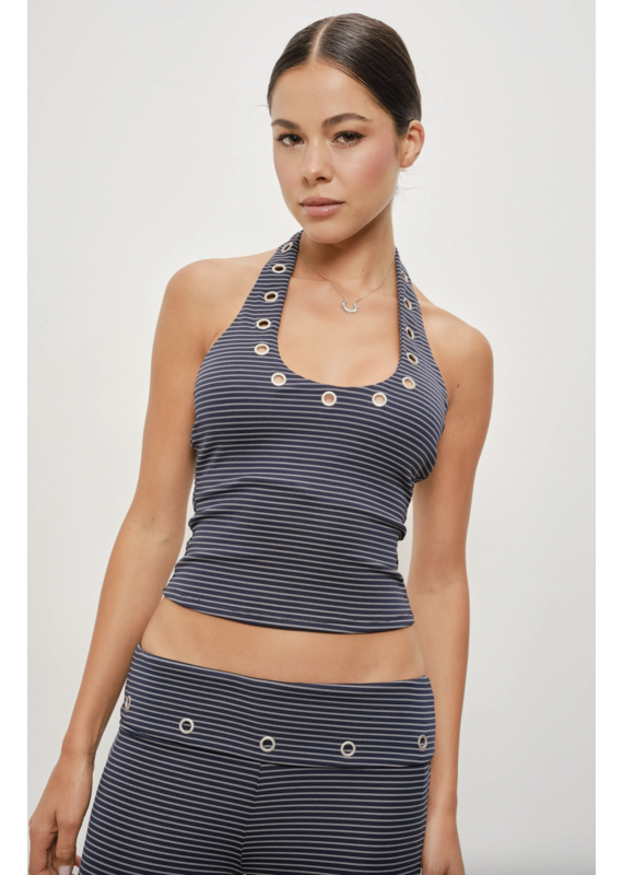 Pretty Garbage Joel Grommet Halter Top