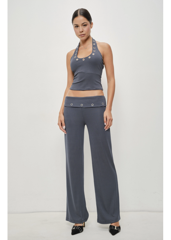 Pretty Garbage Joel Grommet Foldover Pants