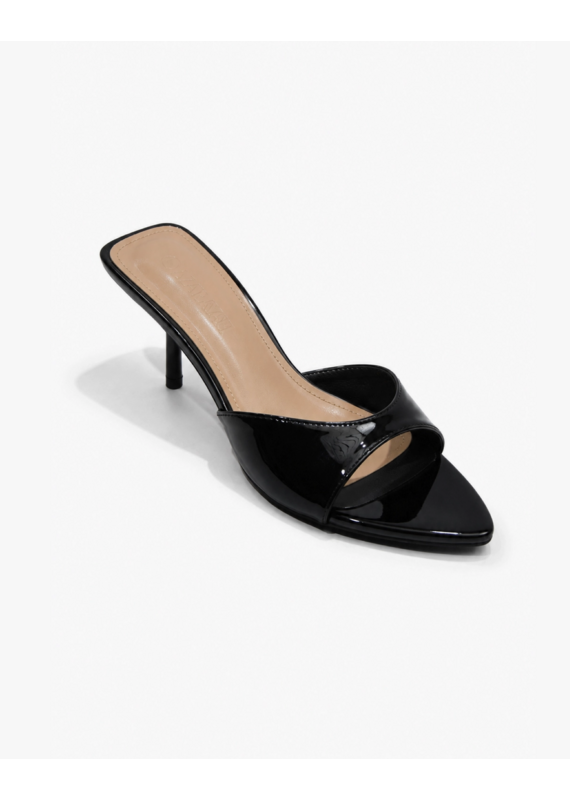 Azarayah Footwear Jawbreaker Patent Open Toe Stiletto Mule