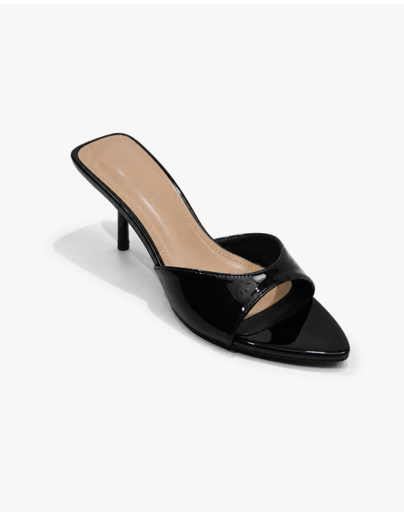 Azarayah Footwear Jawbreaker Patent Open Toe Stiletto Mule