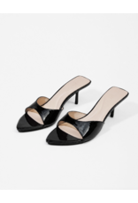 Azarayah Footwear Jawbreaker Patent Open Toe Stiletto Mule