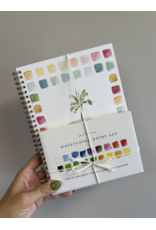 Tropical Watercolor Workbook + Paint/Brush Set