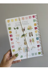 Tropical Watercolor Workbook + Paint/Brush Set