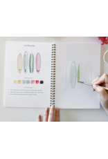 Tropical Watercolor Workbook + Paint/Brush Set